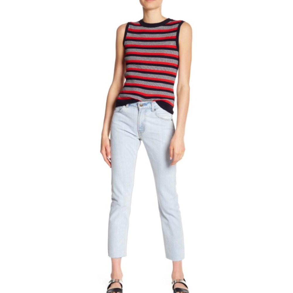 Mid rise Orange tab Levi’s slim straight jeans